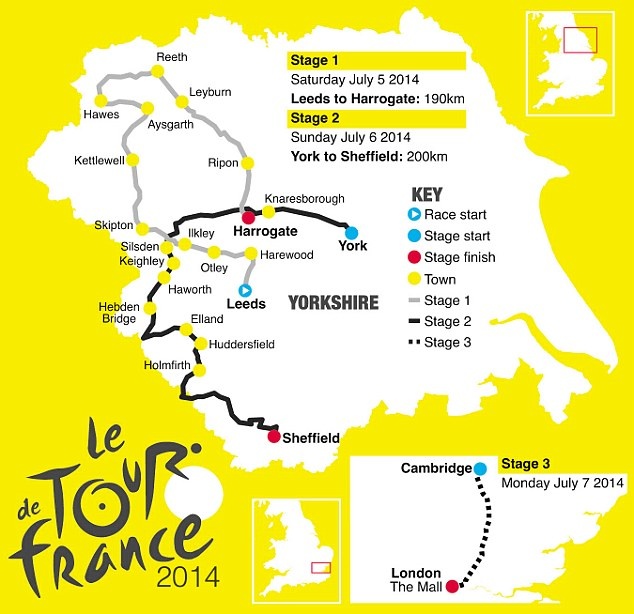 В Лондоне объявлен маршрут Тур-де-Франс