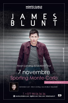 Джеймс Блант выступит с эксклюзивным концертом в Монако