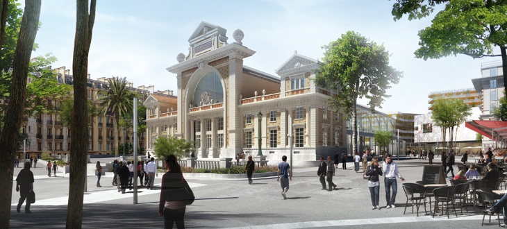 Реконструкция Южного вокзала в Ницце продолжается